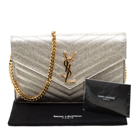 yves saint laurent gold clutch|yves saint laurent evening bags.